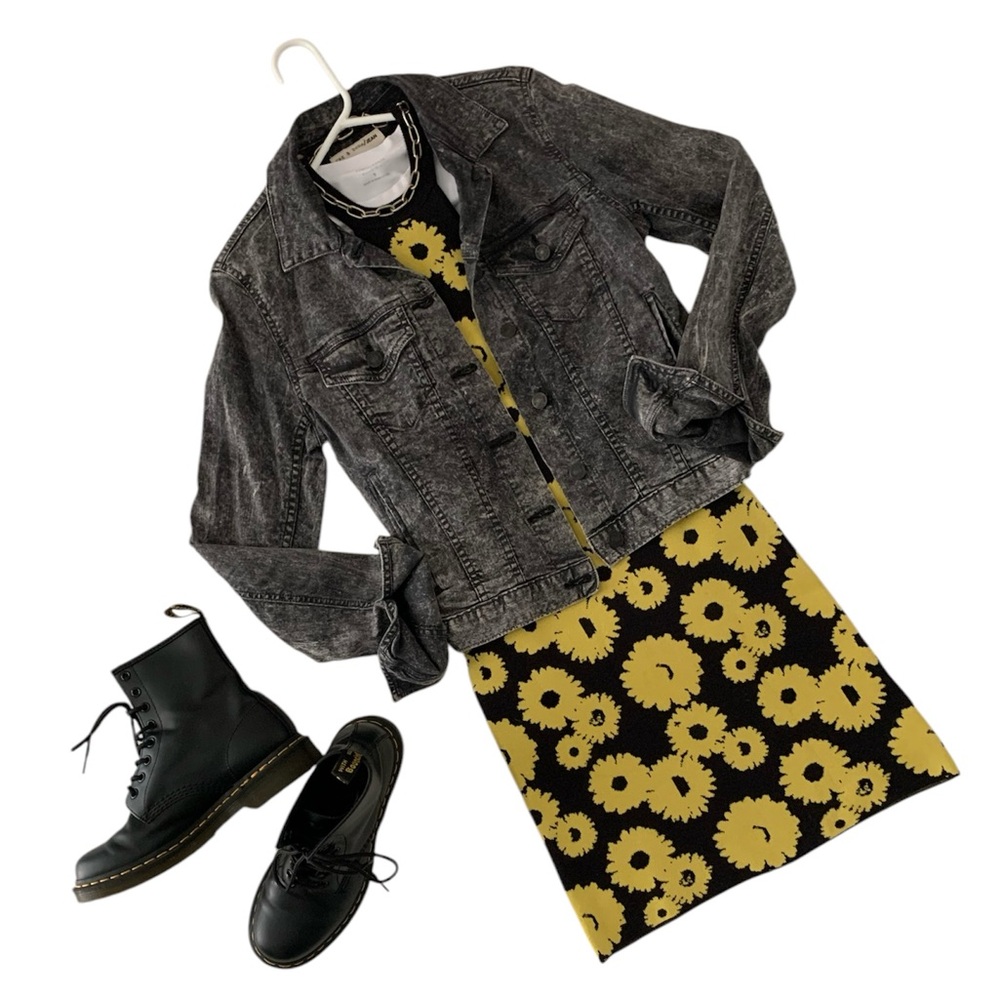 ⭐️UO Flat Lay of the Day!⭐️Urban Outfitters Knit Halter Neck Sunflower Dress